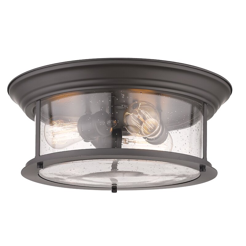 Breakwater Bay Arellano 3 Light 15 5 Lantern Drum Flush Mount