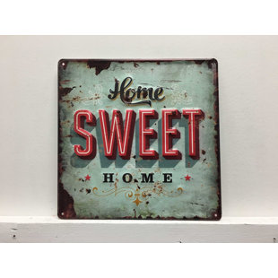 Home Sweet Home Metal Wall Art
