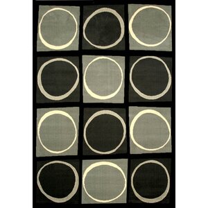 Rowe Black/Gray Area Rug