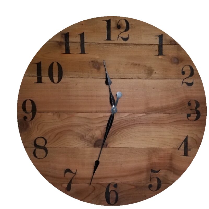 Large Decorative Farmhouse Style Wall Clocks