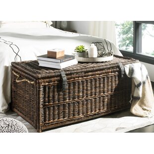 large wicker toy chest