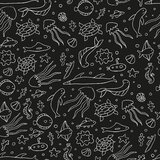 Peel-and-Stick Removable Wallpaper Coral Octopus Fish Ocean Coral Reef Nautical