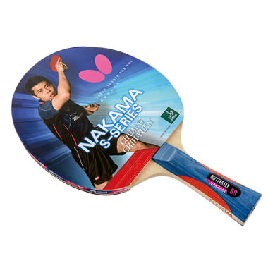 Butterfly NAKAMA S3 Table Tennis Racket Shakehand Grip Paddle Ping Pong Bats 