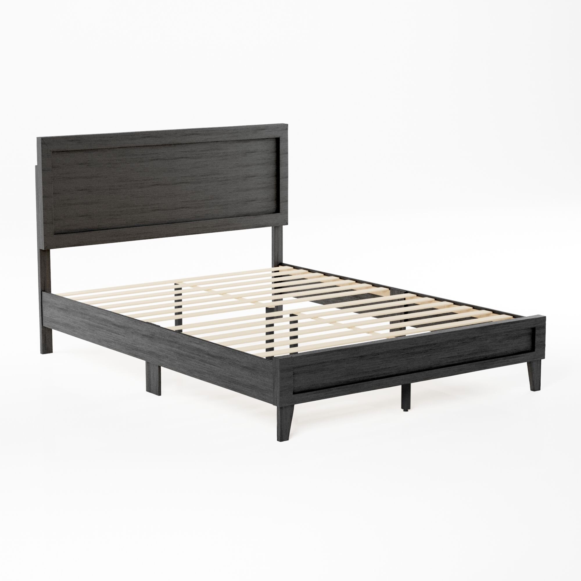 Black King Size Beds Frames You Ll Love In 2021 Wayfair