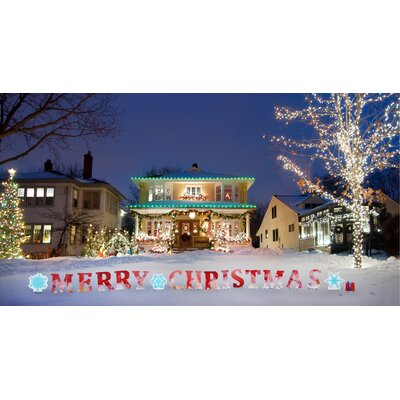 The Holiday Aisle® Merry Christmas Yard Signs &amp; Reviews | Wayfair