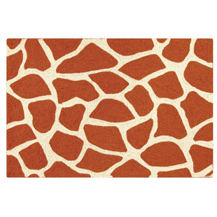 Giraffe Rug Wayfair Rodericks Giraffe Wool Brown Area Rug