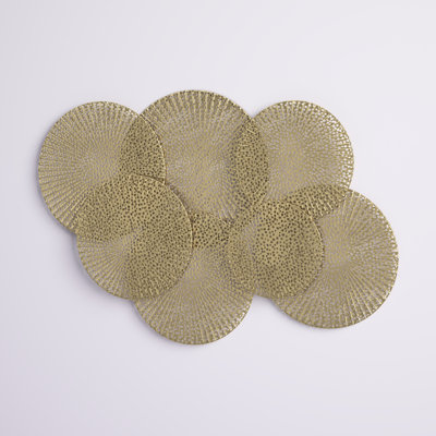Metal Plate Home Wall Decor with Perforated Design