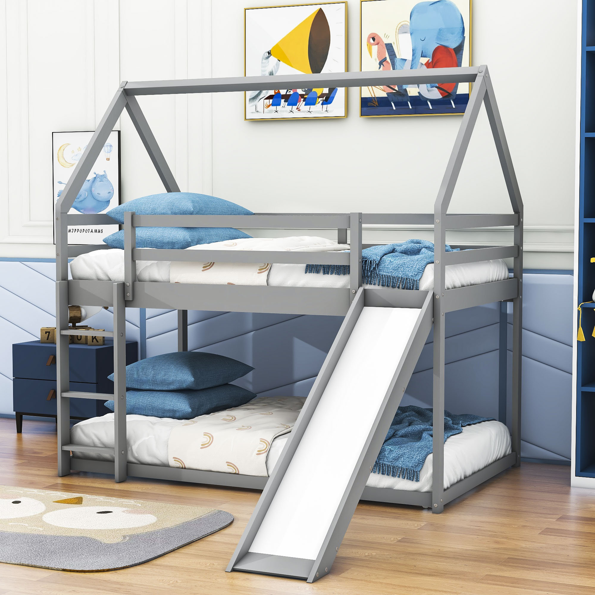 Harper Orchard Parthenon Twin Over Twin Standard Bunk Bed by Harper ...