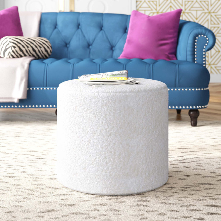 round pouf pillow