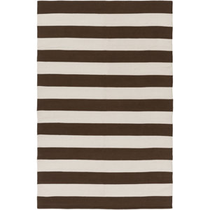 City Park Lauren Handmade Brown/Ivory Area Rug