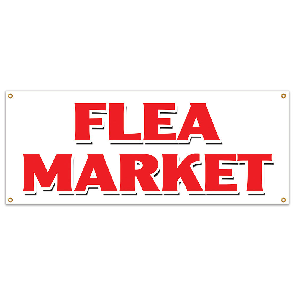 SignMission Flea Market Banner Sign Wayfair