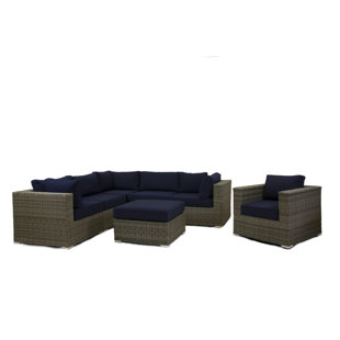 Go to store & view more images Greendale 7 Piece Sectional Set with Cushions by Breakwater Bay