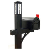 Tedstuff Retrobox Post Mounted Mail Box Reviews Wayfair