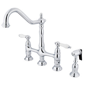 Kingston Brass Heritage Double Handle Widespread..