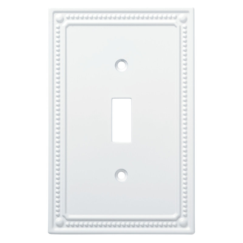 Franklin Brass Classic Beaded 1 Gang Toggle Light Switch Wall Plate Reviews Wayfair