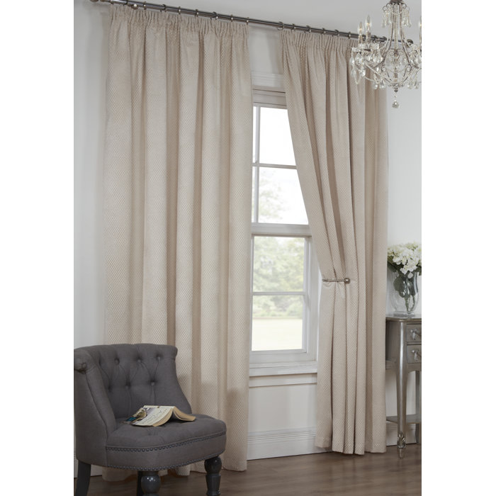 Castleton Home Colorado Pencil Pleat Semi-Sheer Curtains ...