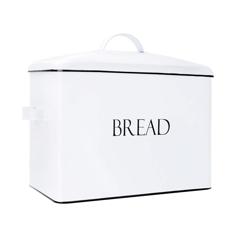 Outshine Extra Large Bread Box Color: White