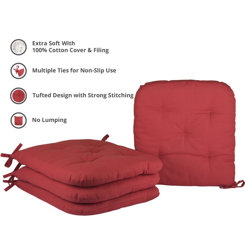 chair pads with ties outdoor