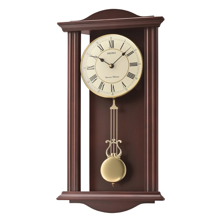 Seiko Clocks Wood Wall Clock & Reviews 