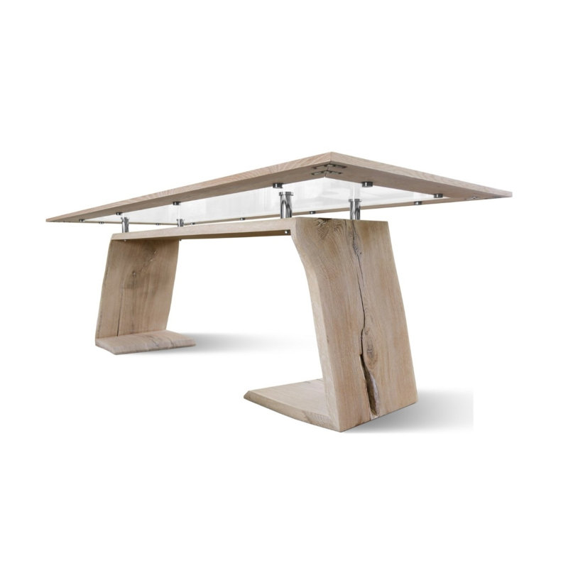 Union Rustic Shevlin Solid Wood Dining Table Wayfair