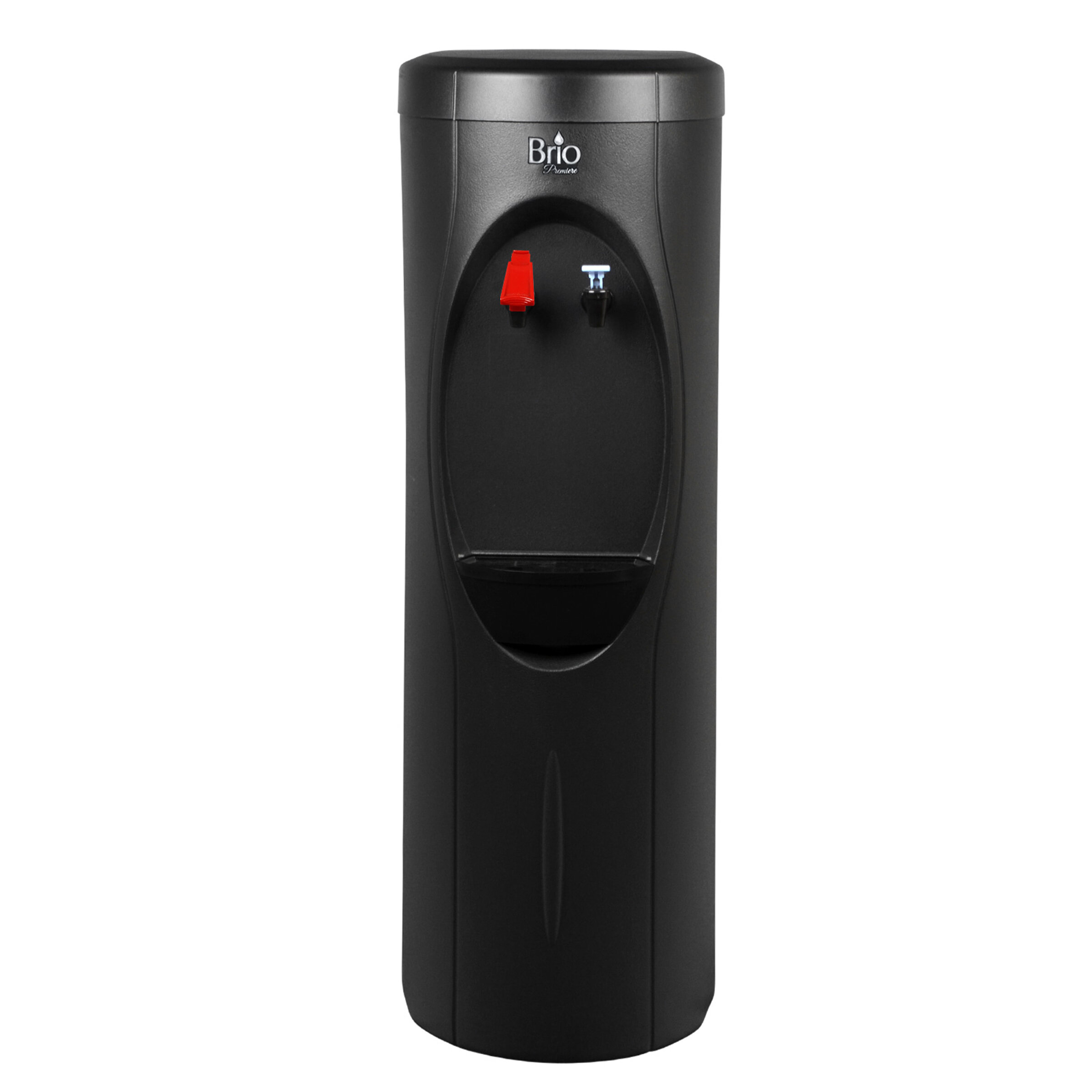 brio-black-freestanding-top-loading-electric-water-cooler-with-hot