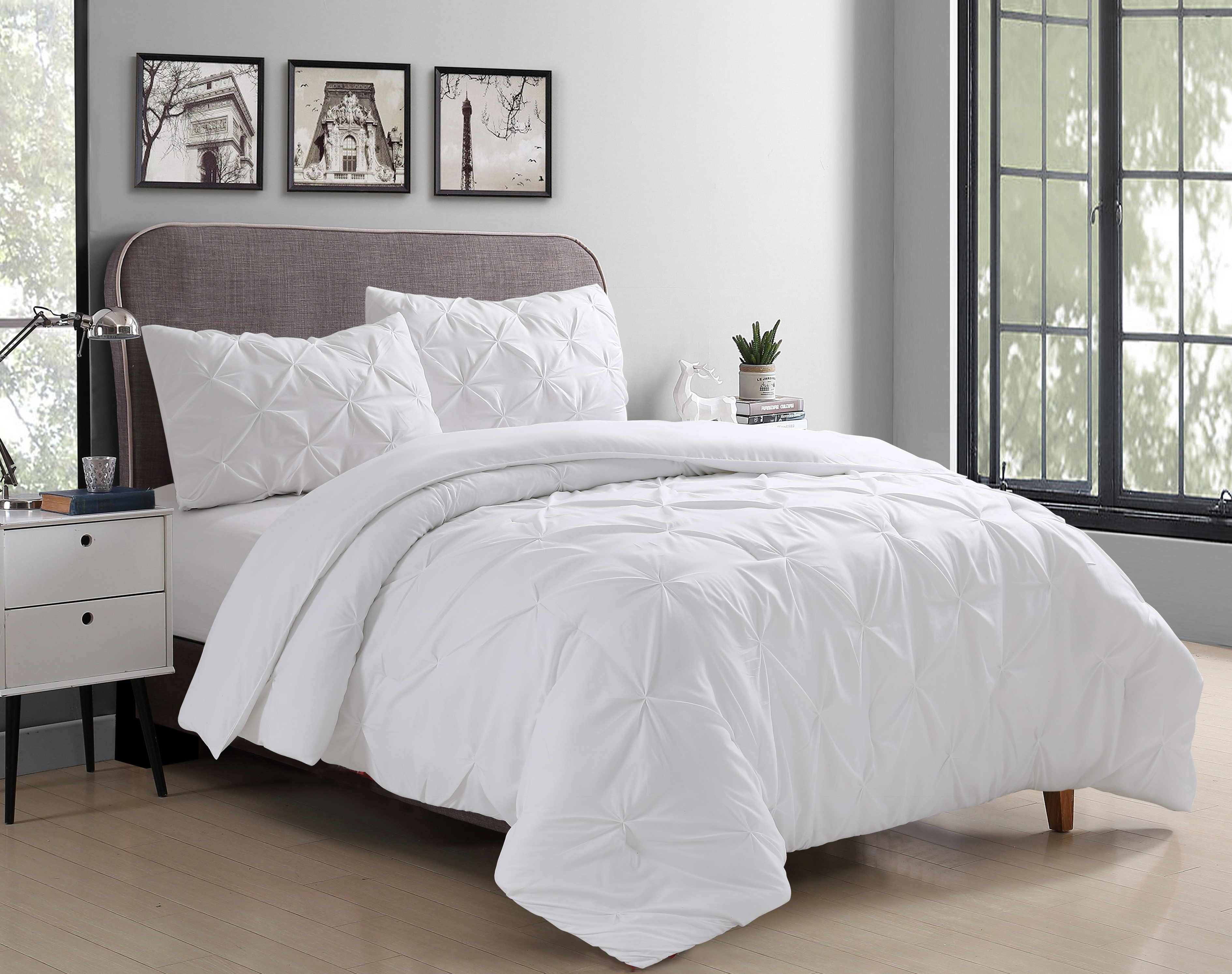 all white duvet set