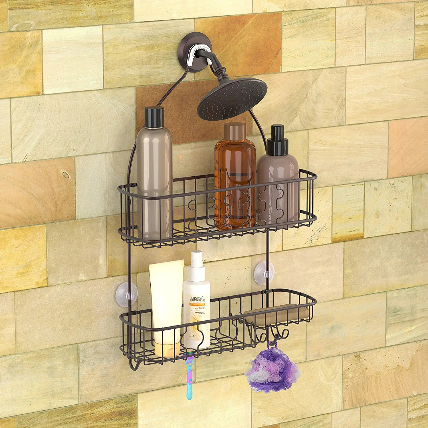 Rebrilliant Hiskea Suction Shower Caddy Wayfair