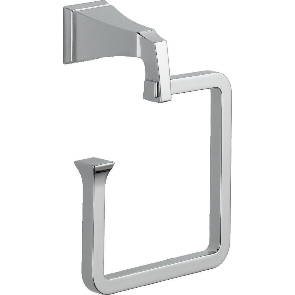 75146 Ss Cz Delta Dryden Wall Mounted Towel Ring Reviews Wayfair