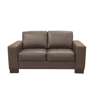 Go to store & view more images Latitude Run Sorrel Leather Loveseat