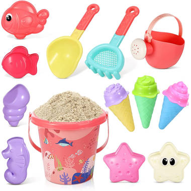Ice Cream Shop Sand Play Set Ice cream Cone and Scoop sand molds beach toy 