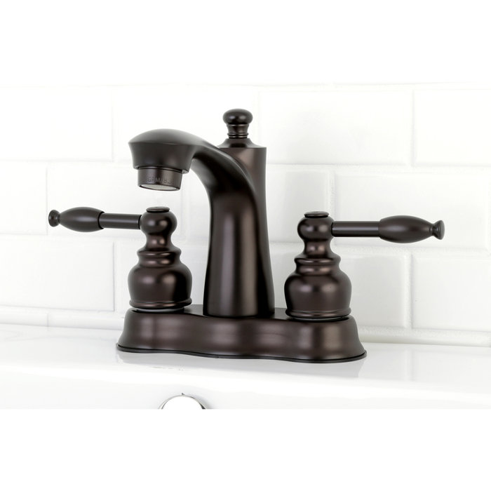 Kingston Brass Knight Centerset Lavatory Faucet With Drain