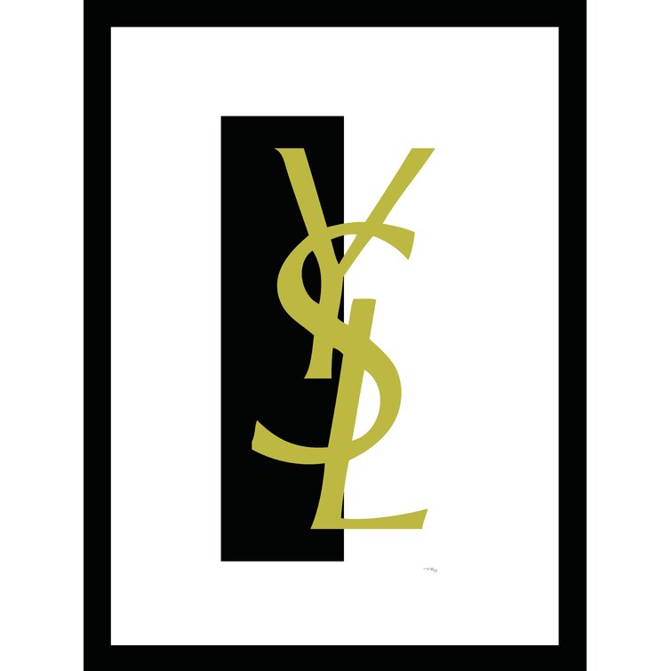 Venice Beach Collections YSL YVES SAINT LAURENT LOGO - Picture Frame ...