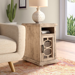 West Newbury End Table by Bungalow Rose Great price