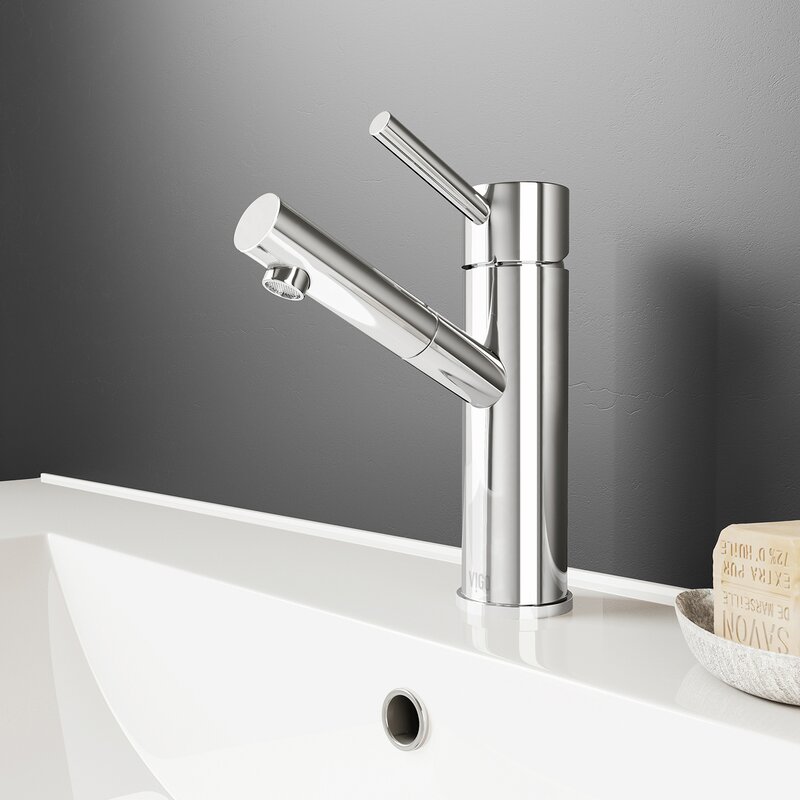 Vigo Noma Single Hole Bathroom Faucet Reviews Wayfair