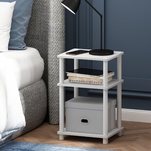 side table white and grey