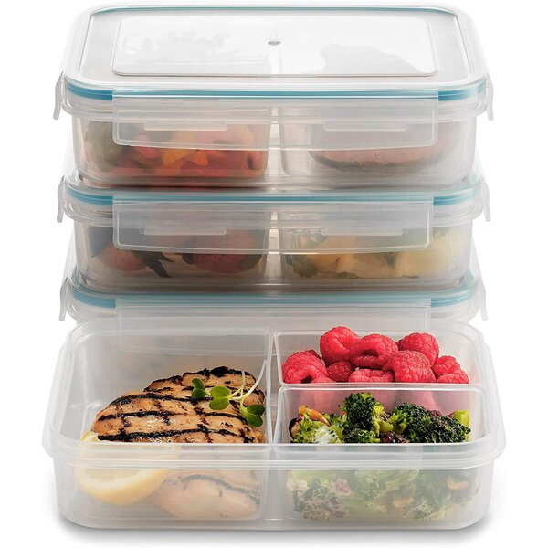 Multi Compartment Snack Lunch Box Container Tube Food Storage New