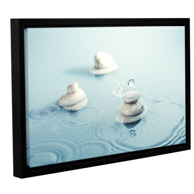Zen Rain V Framed Photographic Print Latitude Run Size 8 H x 12 W x 2 D