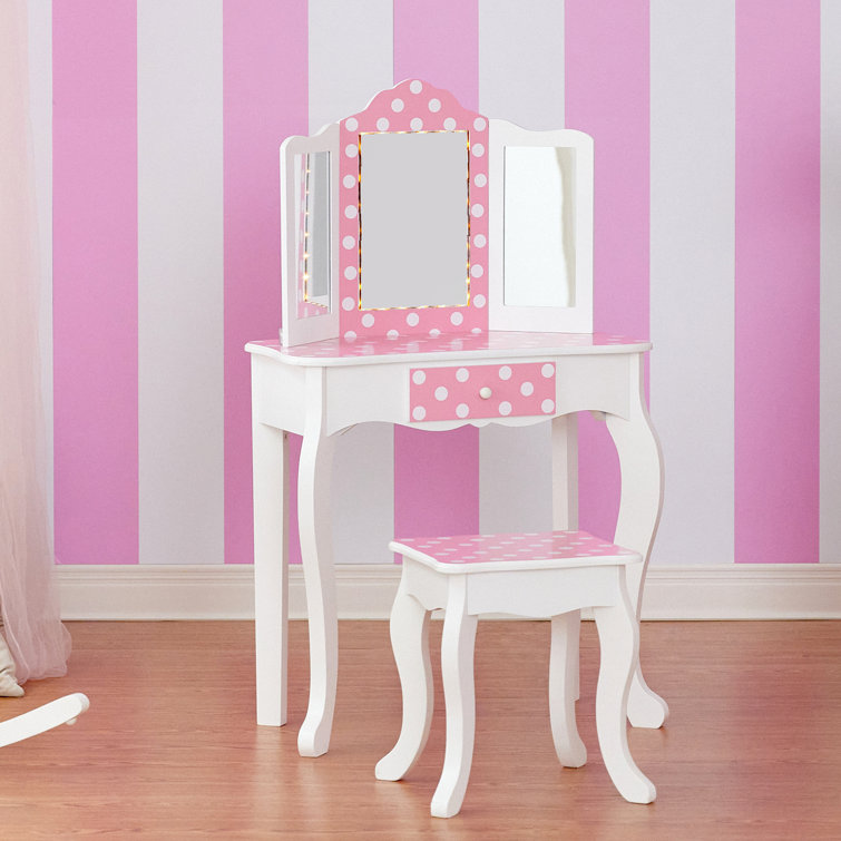 teamson polka dot vanity