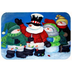 The Light Brigade Snowman Kitchen/Bath Mat