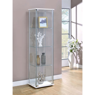 Go to store & view more images House of Hampton Bussiere Curio Cabinet