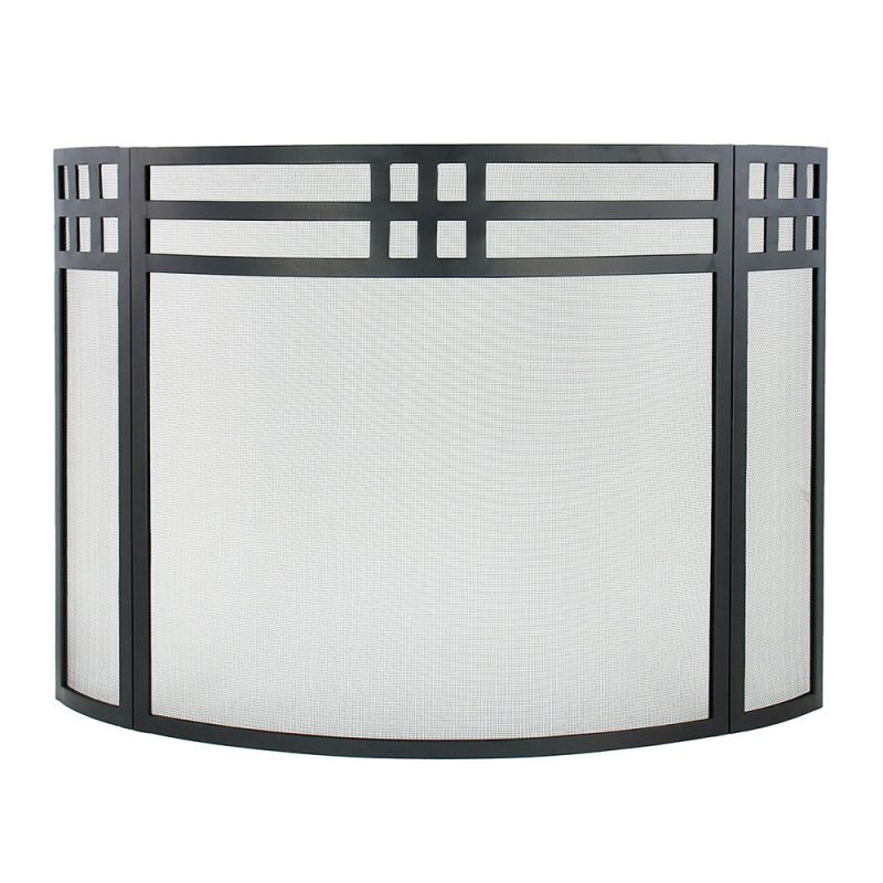 Minuteman 3 Panel Iron Fireplace Screen Reviews Wayfair