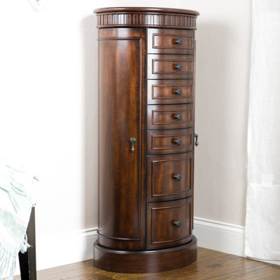 Pettus Jewelry Armoire with Mirror