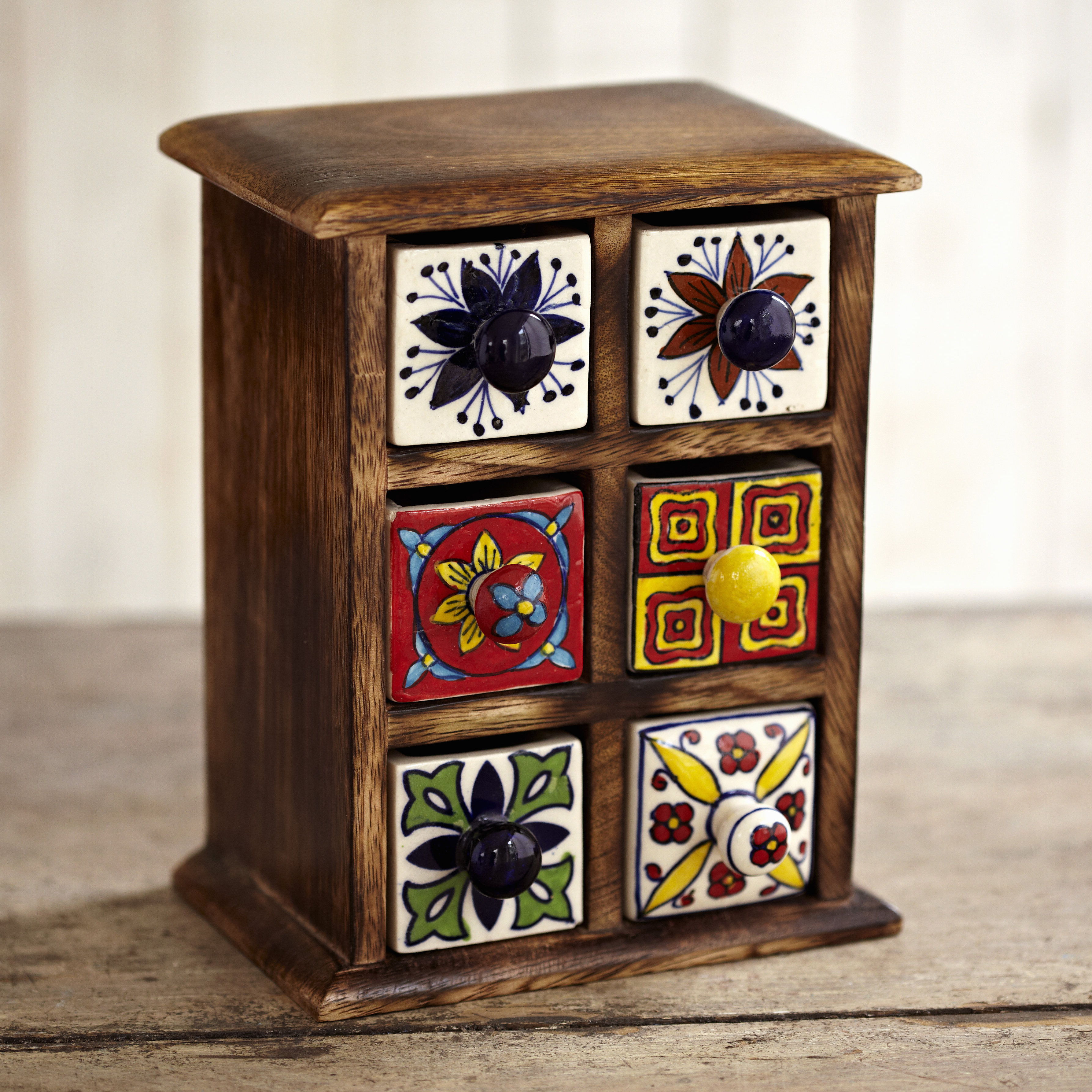 Paper High Fair Trade 6 Ceramic Drawer Jewelry Box Reviews Paper High Fair Trade 6 Ceramic Drawer Jewelry Box Reviews Wayfair Co Uk