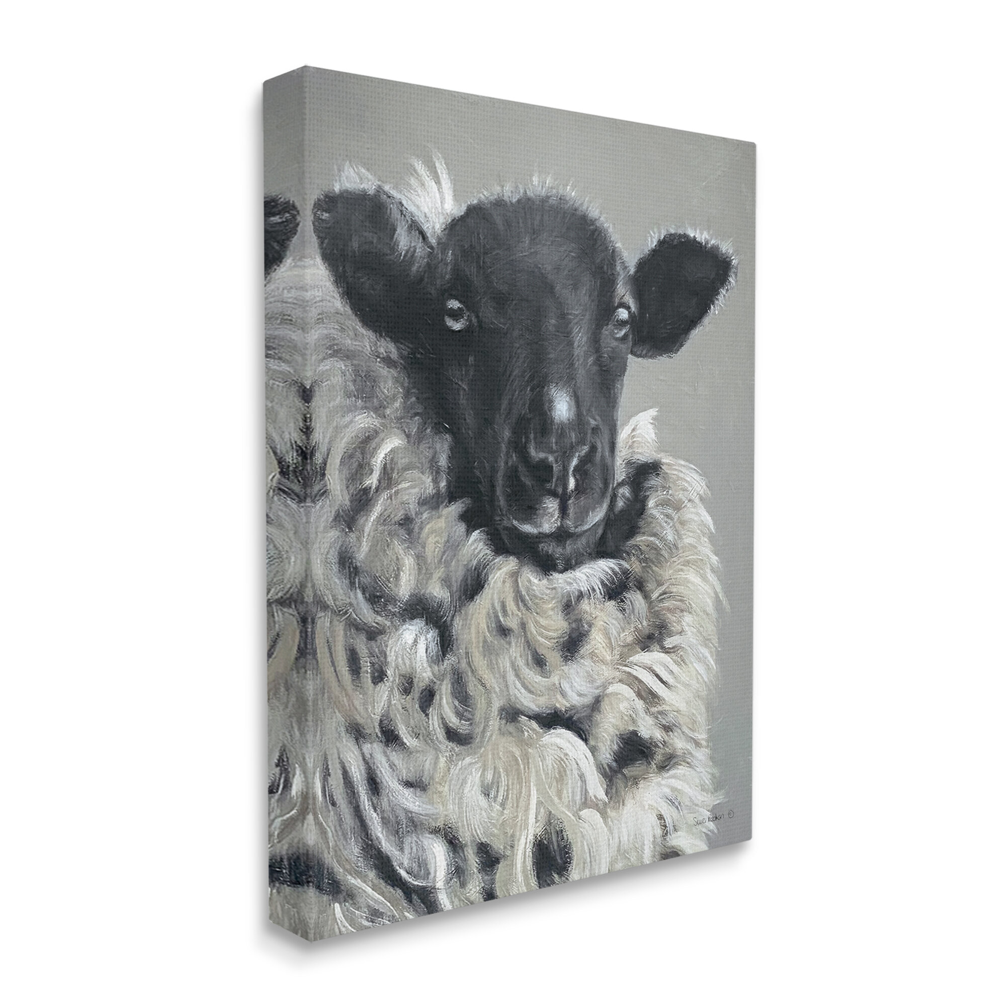 Stupell Industries Vintage Dorper Sheep Farm Animal Shaggy Fur - Unframed  Painting on Canvas | Wayfair