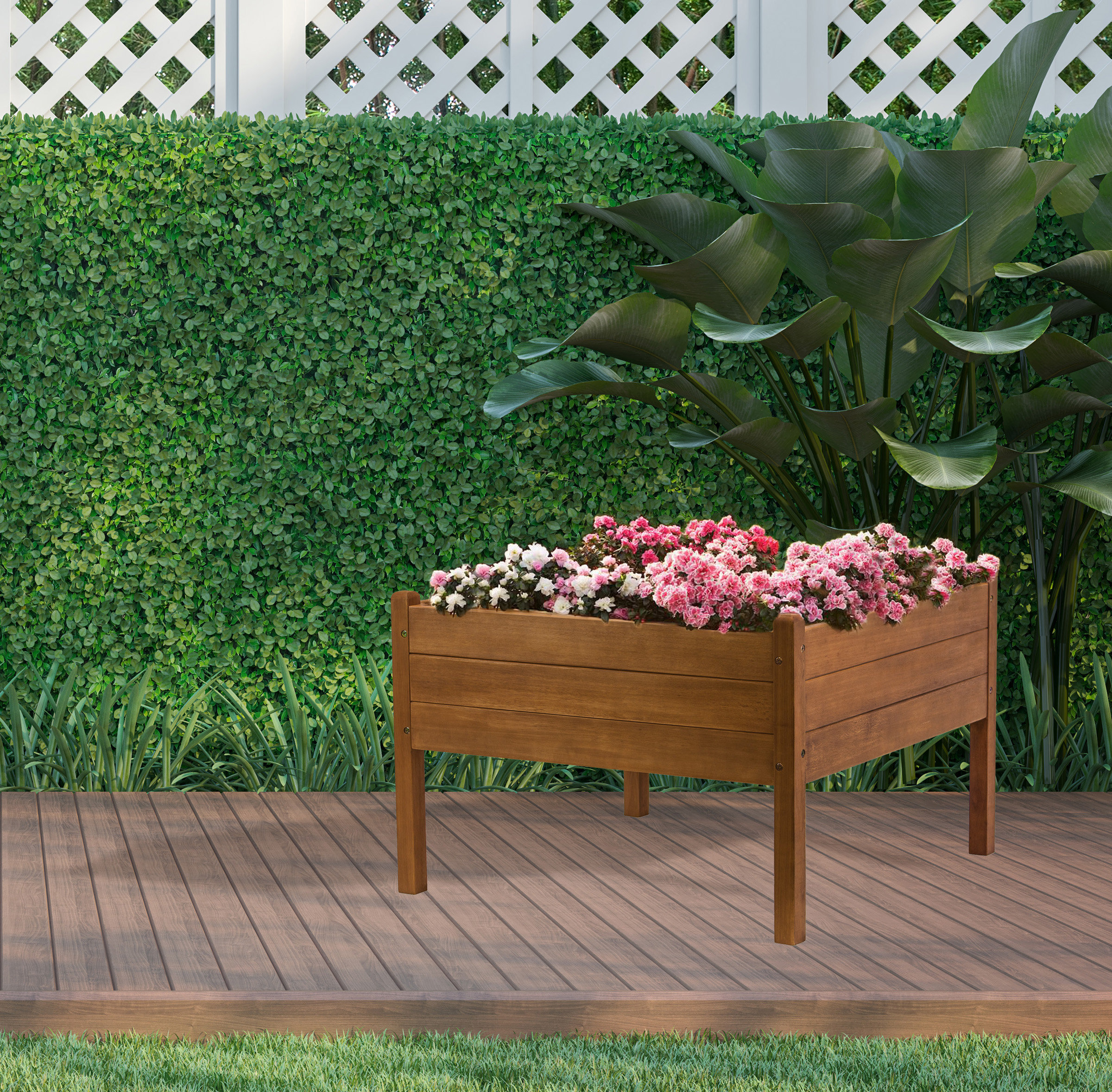 Good Ideas Garden Wizard Wood Elevated Planter Wayfair