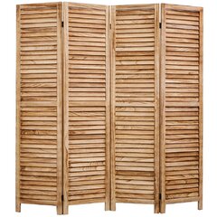 Details about   Window Pane 6-Panel Room Divider 6Ft Fabric Wood Freestanding Folding Brown 