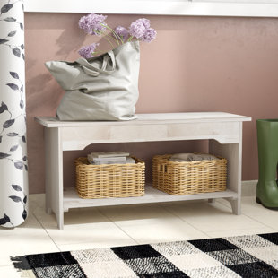 Go to store & view more images Mistana Lynn Wood Storage Bench