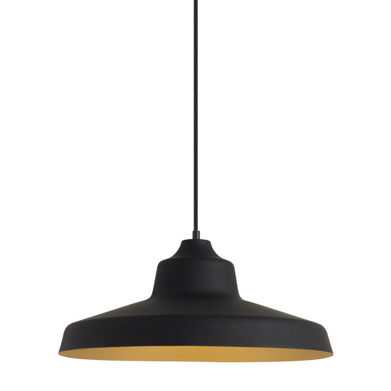 18" diameter Black Barn Style Pendant Light #modernfarmhouse #farmhousekitchen #barnpendant