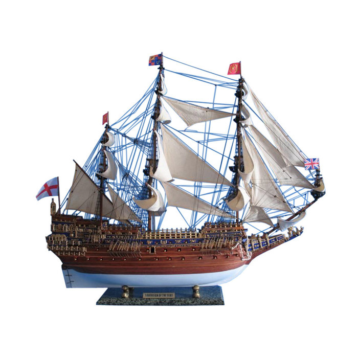 Handmade WOOD MODEL 10/" Sailing Boat Tall Ship Sailer Yacht Home Nautical decor