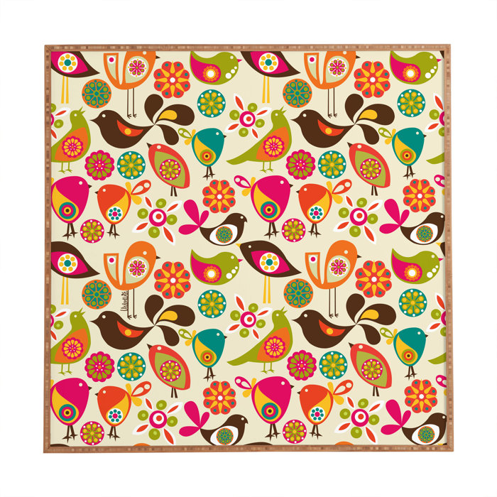 Deny Designs Little Birds By Valentina Ramos Framed Graphic Art